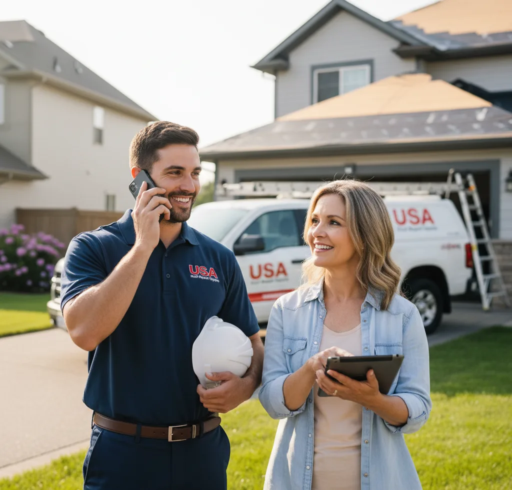 USA Roof Repair Experts customer support in Weslaco